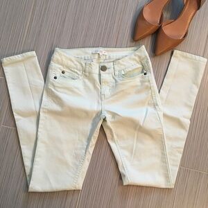 Love Fire light mint skinny jeans
